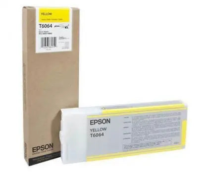 Epson T6064 UltraChrome K3 Yellow Ink Cartridge (220 ml)