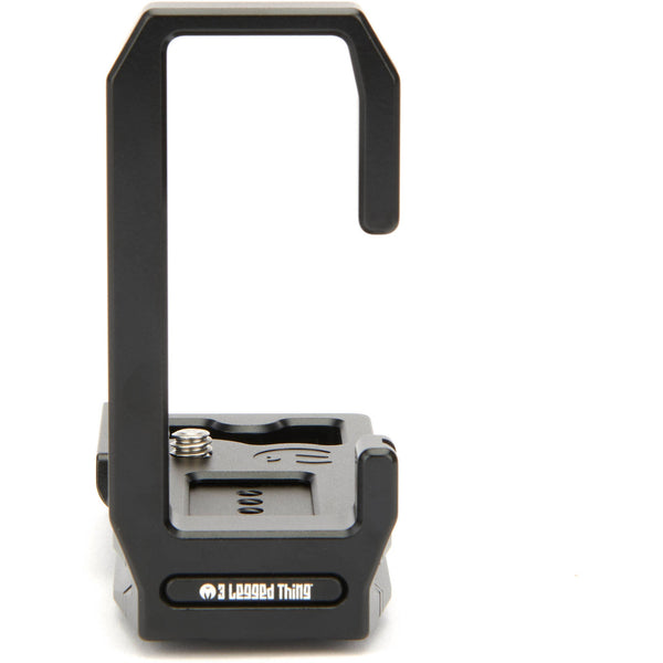 3 Legged Thing OLLIE L-Bracket for OM System OM-1 Mirrorless Camera (Darkness/Matte Black)