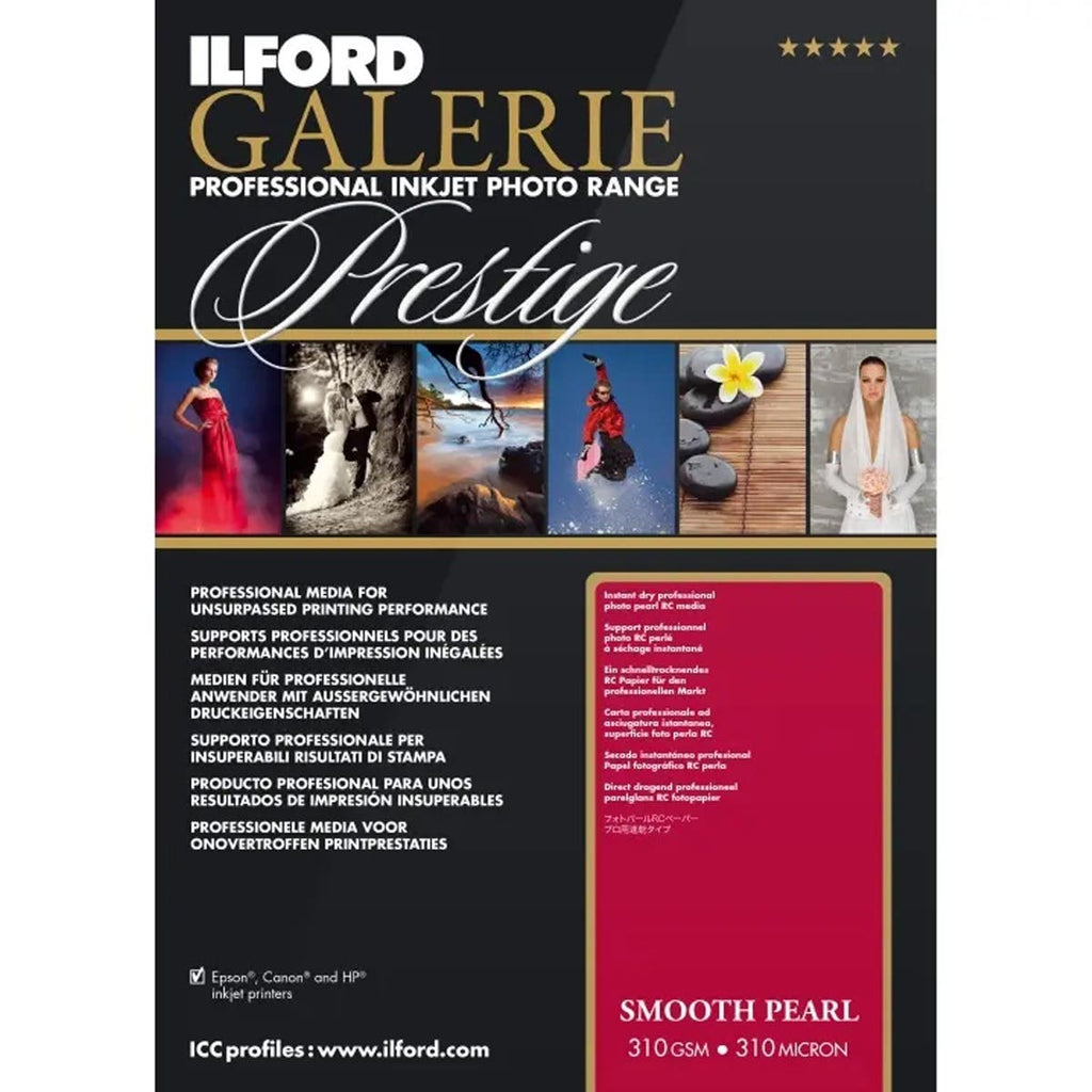 Ilford Galerie Smooth Pearl Paper 310GSM A4 (250 Sheets)