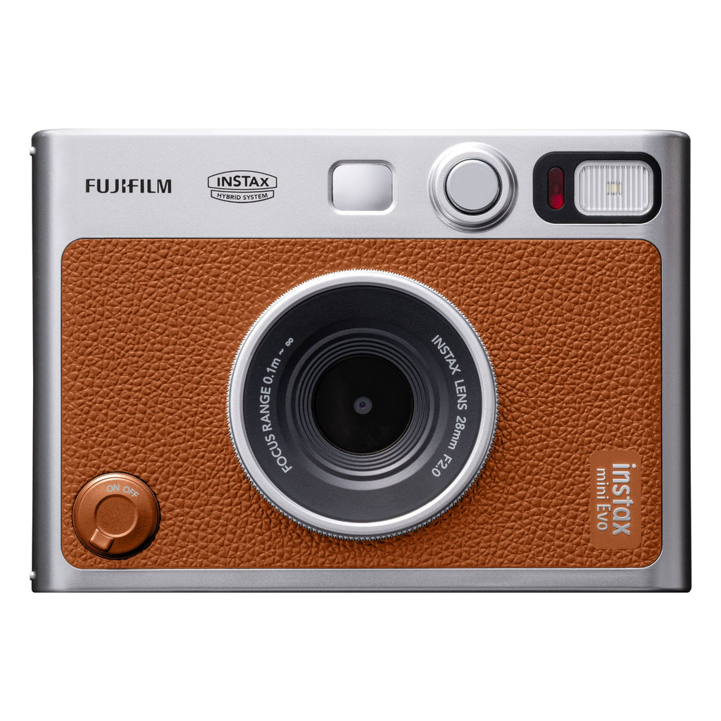 FUJIFILM Instax Mini Evo Instant Camera Brown