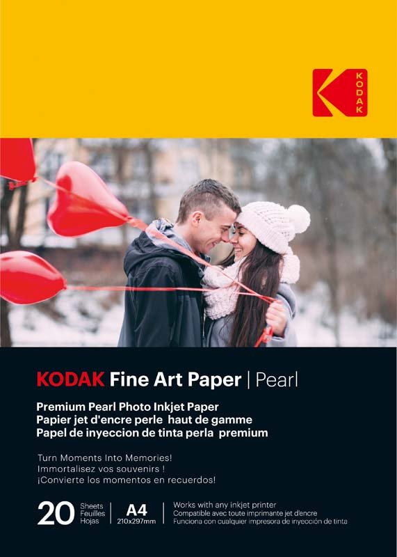Kodak A4 Fine Art Premium Pearl 240GSM - 20 Sheets