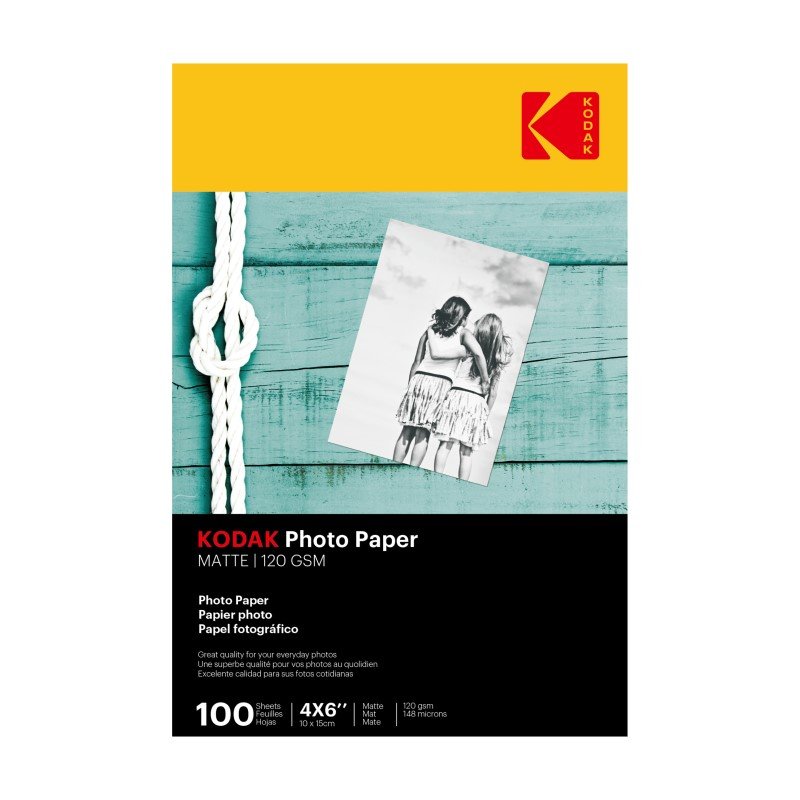 Kodak 6 x 4'' Photo Paper Matte 120GSM - 100 Sheets