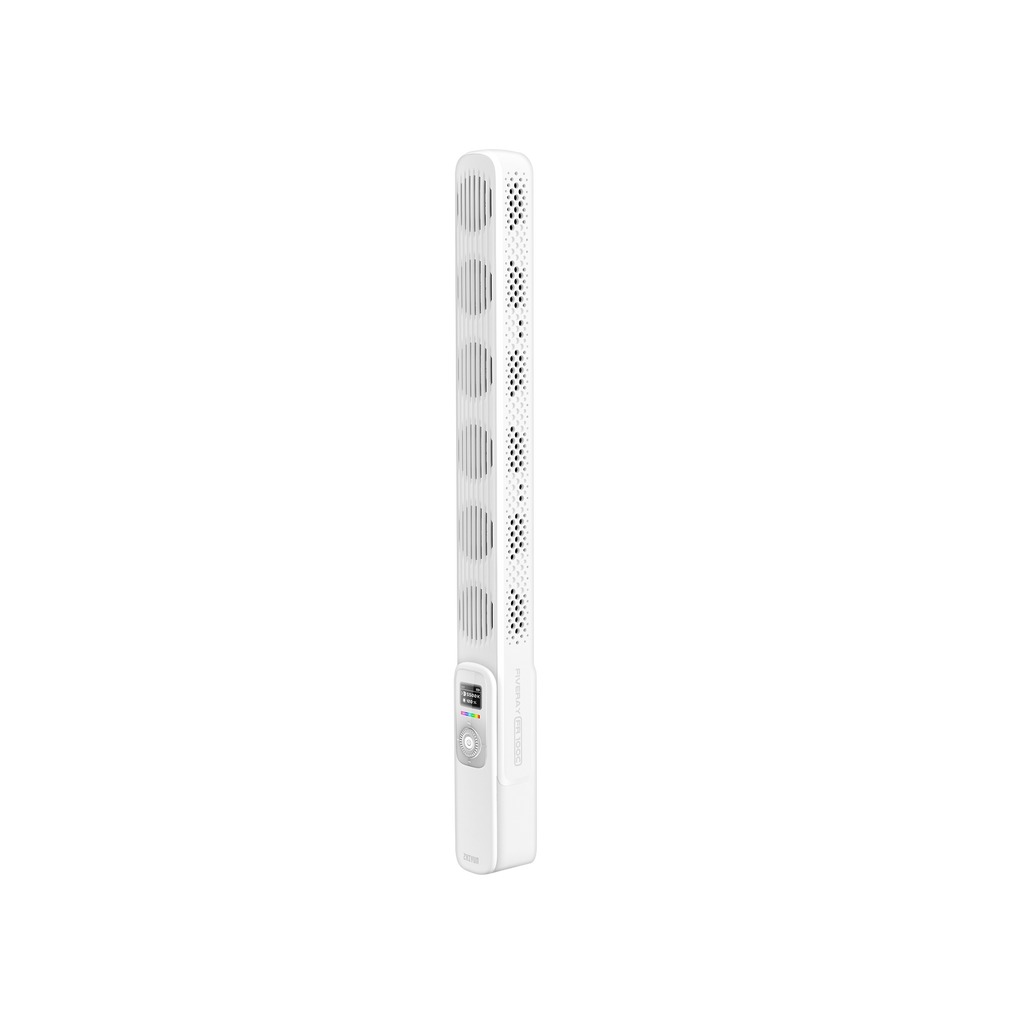 Zhiyun-Tech FiveRay F100 Portable RGB 2700K - 6200K 30W LED Light Stick (White) Combo