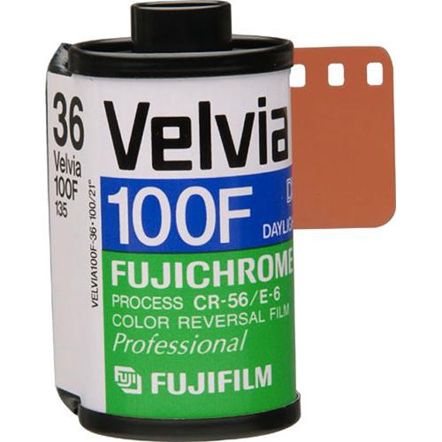 FUJIFILM Fujichrome Velvia 100F (135-36 Single)