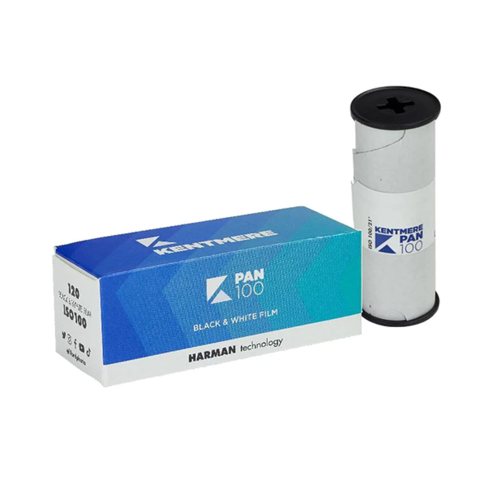 Kentmere PAN ISO 100 Black & White Film 120 Roll