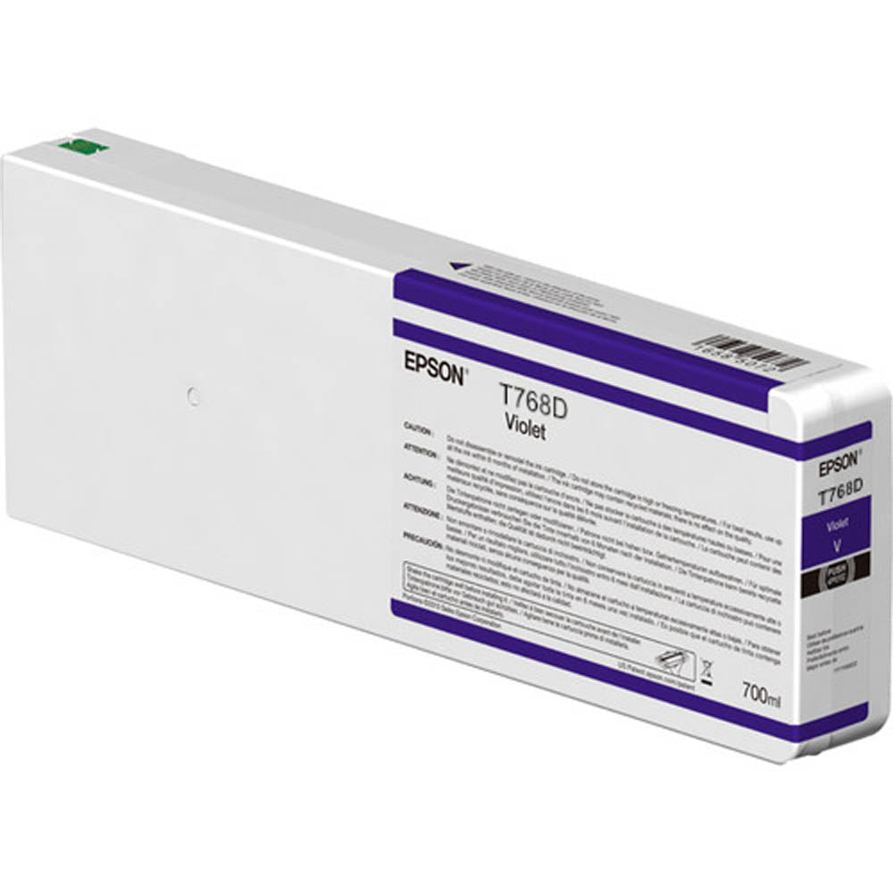 Epson T768D UltraChrome HDX Violet Ink Cartridge (700ml)