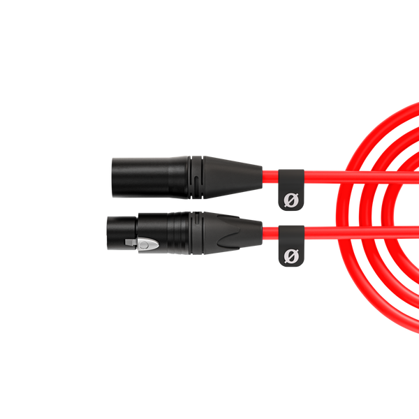RODE XLR Male to XLR Female Cable (Red, 3m)