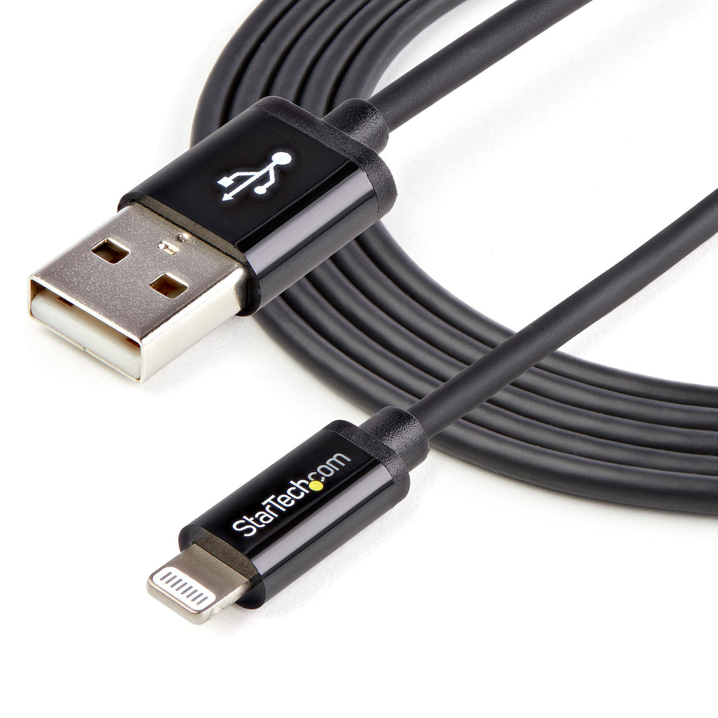 StarTech 2m Apple Lightning to USB Charger Cable - Black
