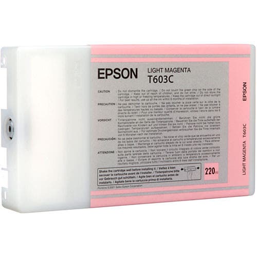 Epson T603C00 Light Magenta UltraChrome K3 Ink Cartridge (220 ml)