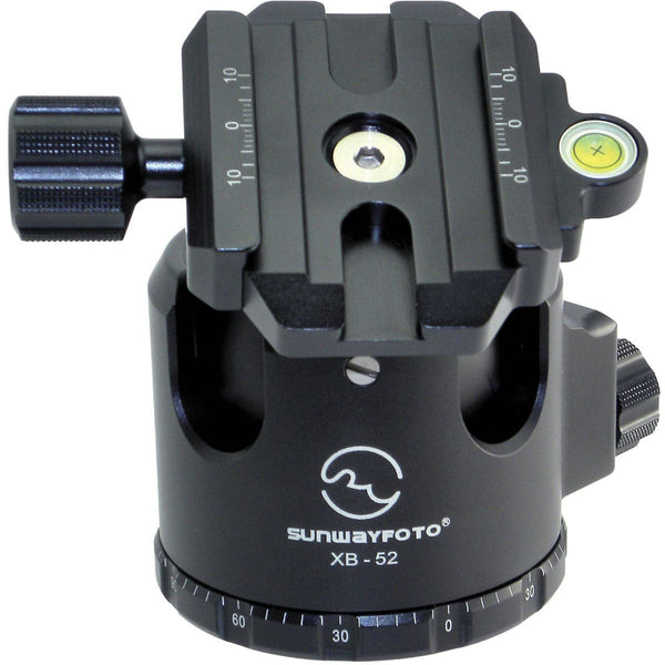 Sunwayfoto XB-52DL Low-Profile Ball Head with Duo-lever Clamp