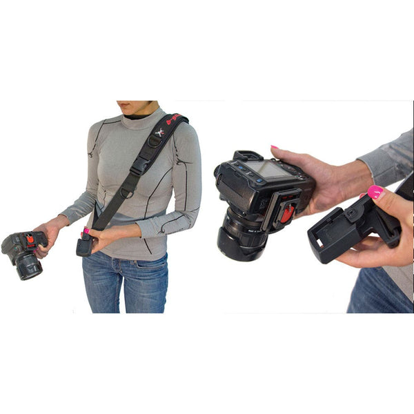 B-Grip Sliding Camera Shoulder Strap including Backpack Connector Kit