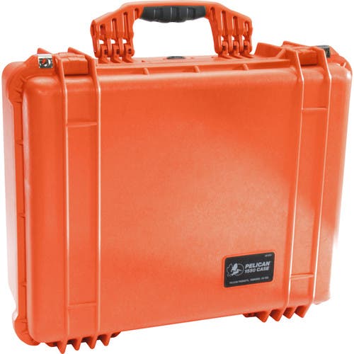 Pelican 1550 Case with Foam (Orange)