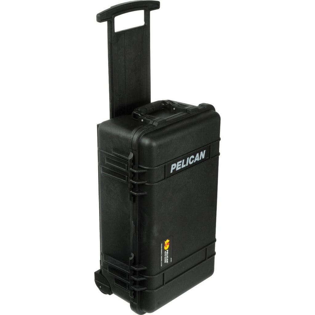 Pelican 1510 Carry On Case with Yellow and Black Divider Set (Black)