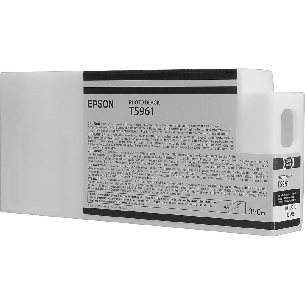 Epson T596100 Photo Black UltraChrome HDR Ink Cartridge (350 mL)