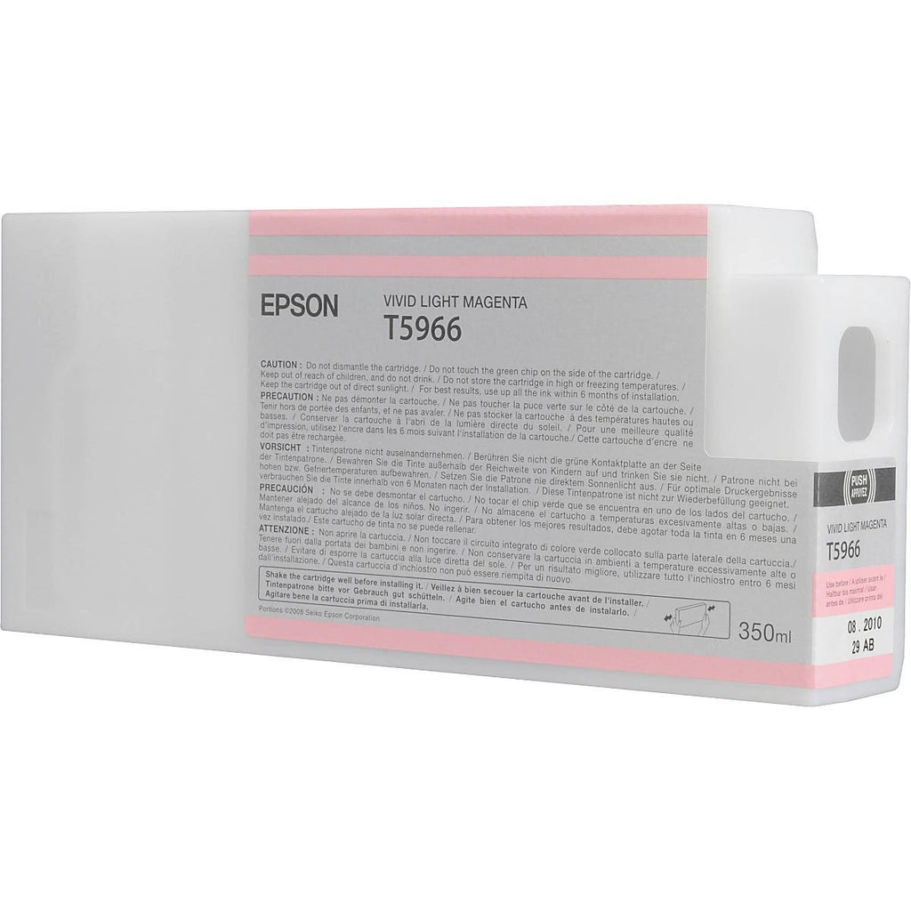 Epson T596600 Vivid Light Magenta UltraChrome HDR Ink Cartridge (350 mL)