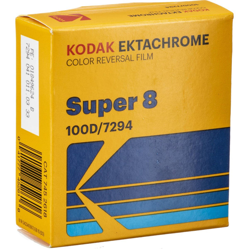 Kodak Ektachrome 100D Colour Transparency Film (Super 8, 50-Feet Roll)