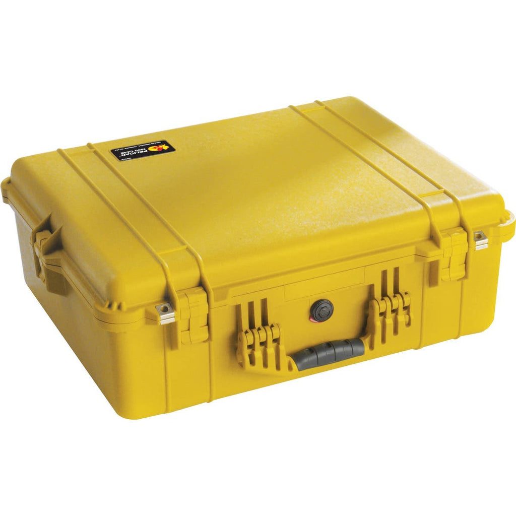 Pelican 1600 Case with Foam Set (Yellow)