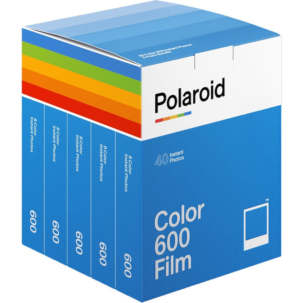 Polaroid Colour 600 Instant Film (5-Pack, 40 Exposures)