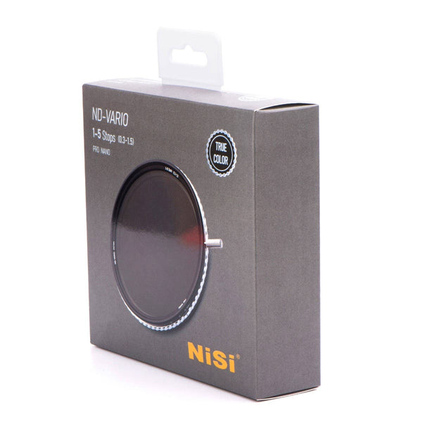 NiSi 77mm True Colour ND-VARIO Pro Nano 1-5 Stop Variable Neutral Density Filter