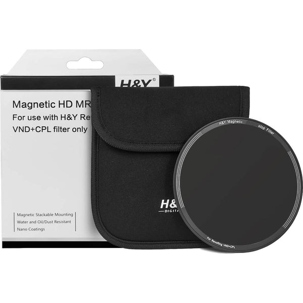 H&Y Filters ND400 Magnetic Clip-On Filter for RevoRing (67-82mm)