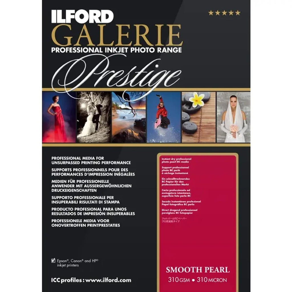 Ilford Galerie Prestige Smooth Pearl Paper A4 (25 Sheets)