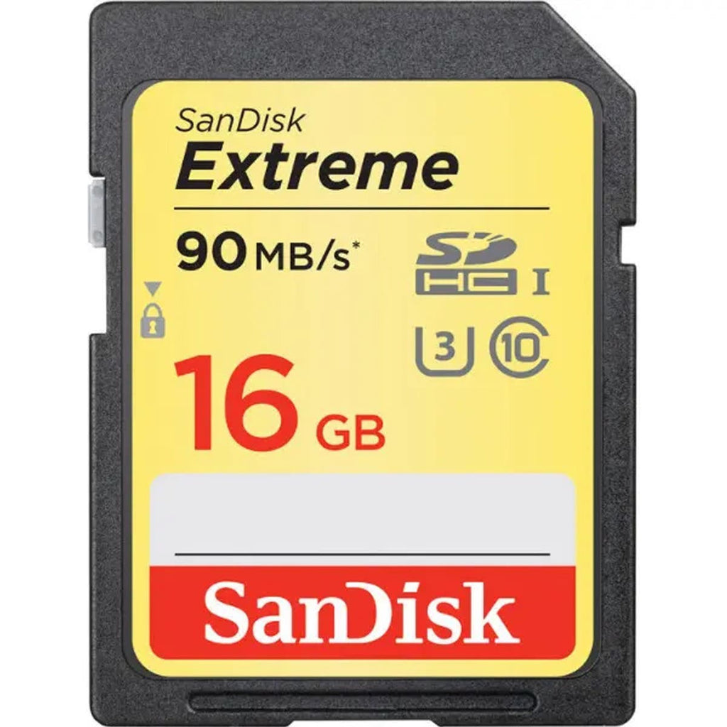 SanDisk Extreme SDHC UHS-I Memory Card 16GB (90Mb/s)
