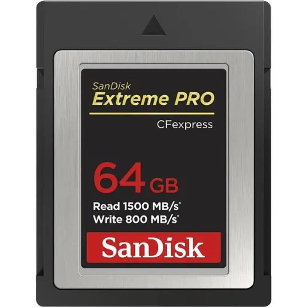 SanDisk Extreme PRO CFexpress Card Type B 64GB (1500MB/s Read 800MB/s Write)