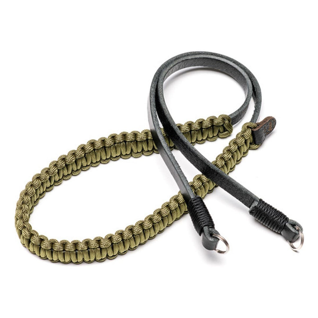 Leica 49.6 inch Paracord Strap by COOPH (Black/Olive)