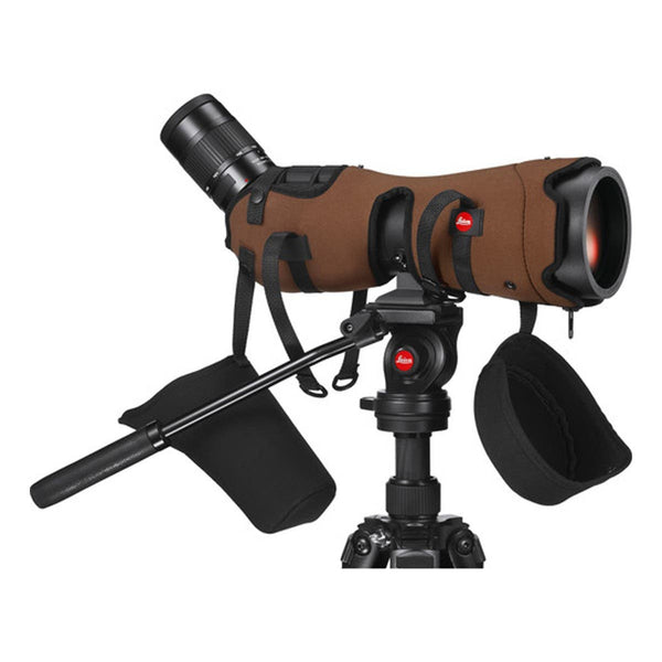 Leica Ever-Ready Stay-On Case for the APO-Televid 82 W Spotting Scope (Angled, Brown)