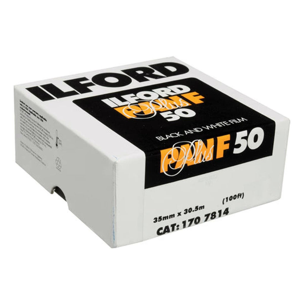 Ilford Pan F Plus Black and White Negative Film (35mm Roll Film, 100 feet Roll)