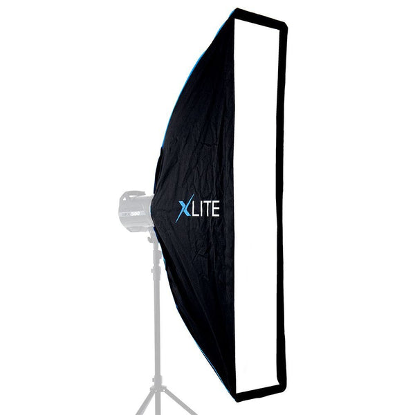 Xlite 25x100cm Pro Umbrella Strip Softbox + Grid & Mask For Elinchrom