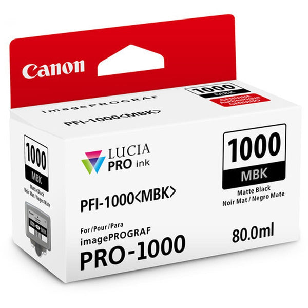 Canon PFI-1000BK Matte Black Ink Tank Pro1000 (80ml)