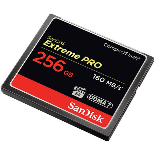 SanDisk 256GB Extreme PRO CompactFlash Memory Card (160MB/s)