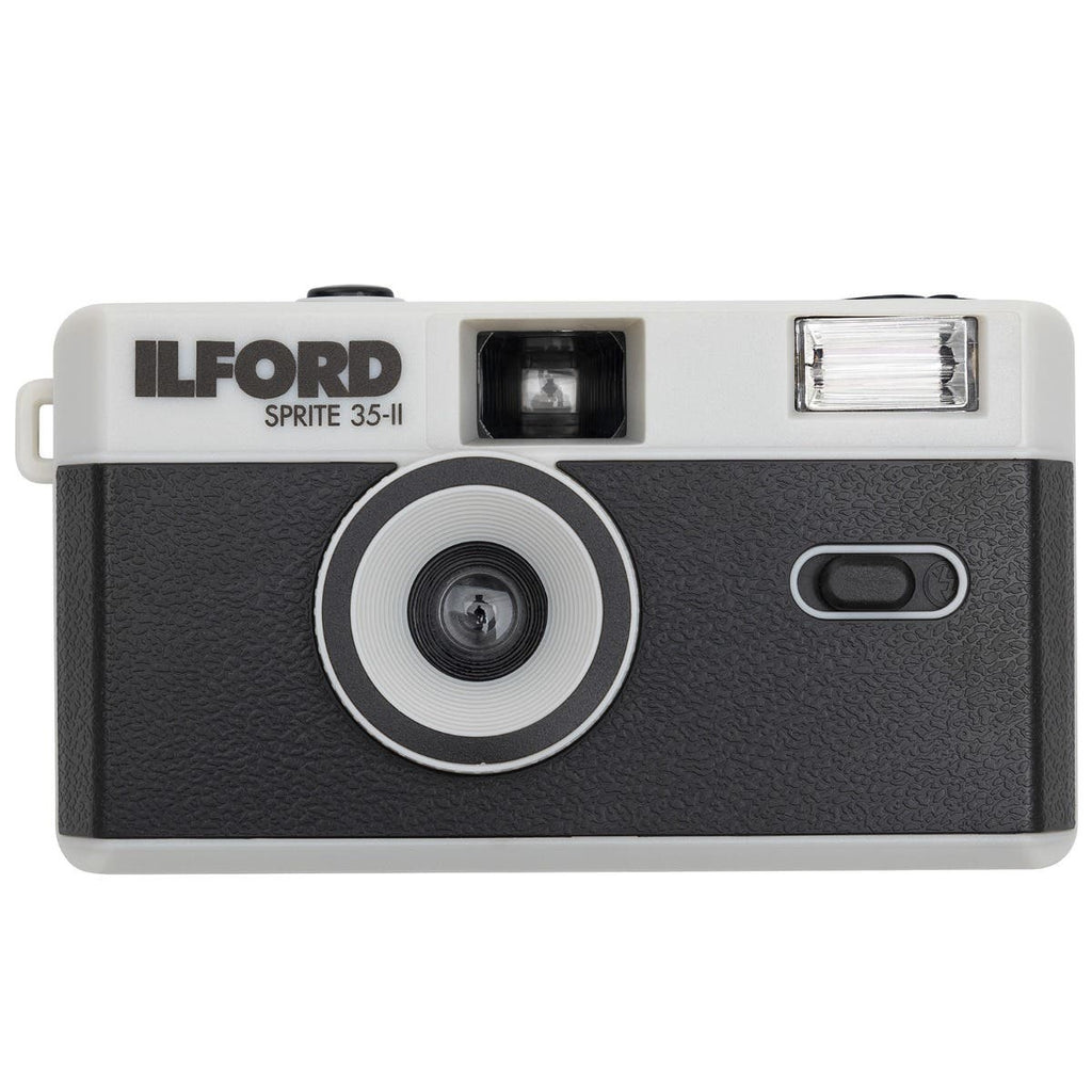 Ilford Sprite 35-II Reusable Camera (Black & Silver) with Bonus Roll XP2 24 Exp Film