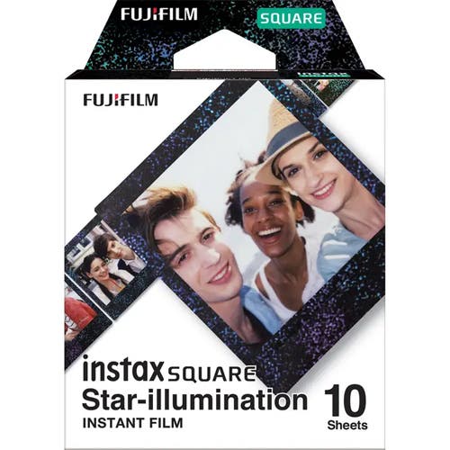 FUJIFILM instax SQUARE Star Illumination Film Suitable for instax SQUARE (10 Pack)