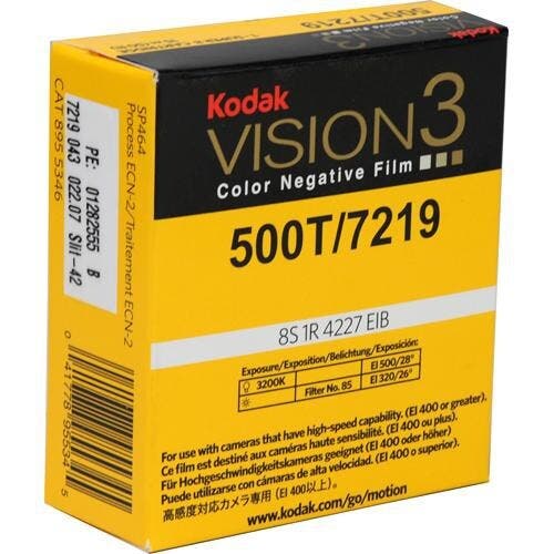 Kodak VISION3 500T Colour Negative Film (Super 8, 50-Feet Roll)