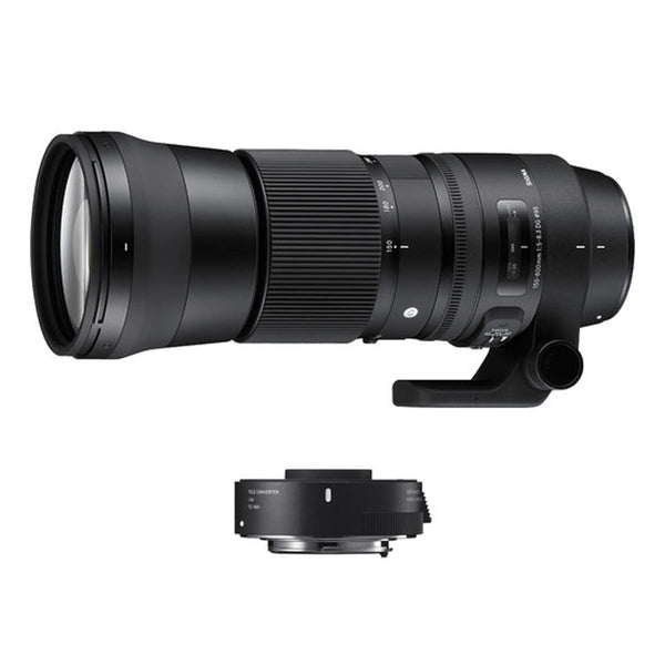 Sigma 150-600mm f/5-6.3 DG OS Contemporary Lens Nikon with TC-1401 Converter