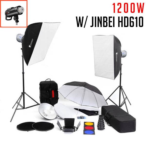Jinbei HD610 Twin Kit with Backpack 