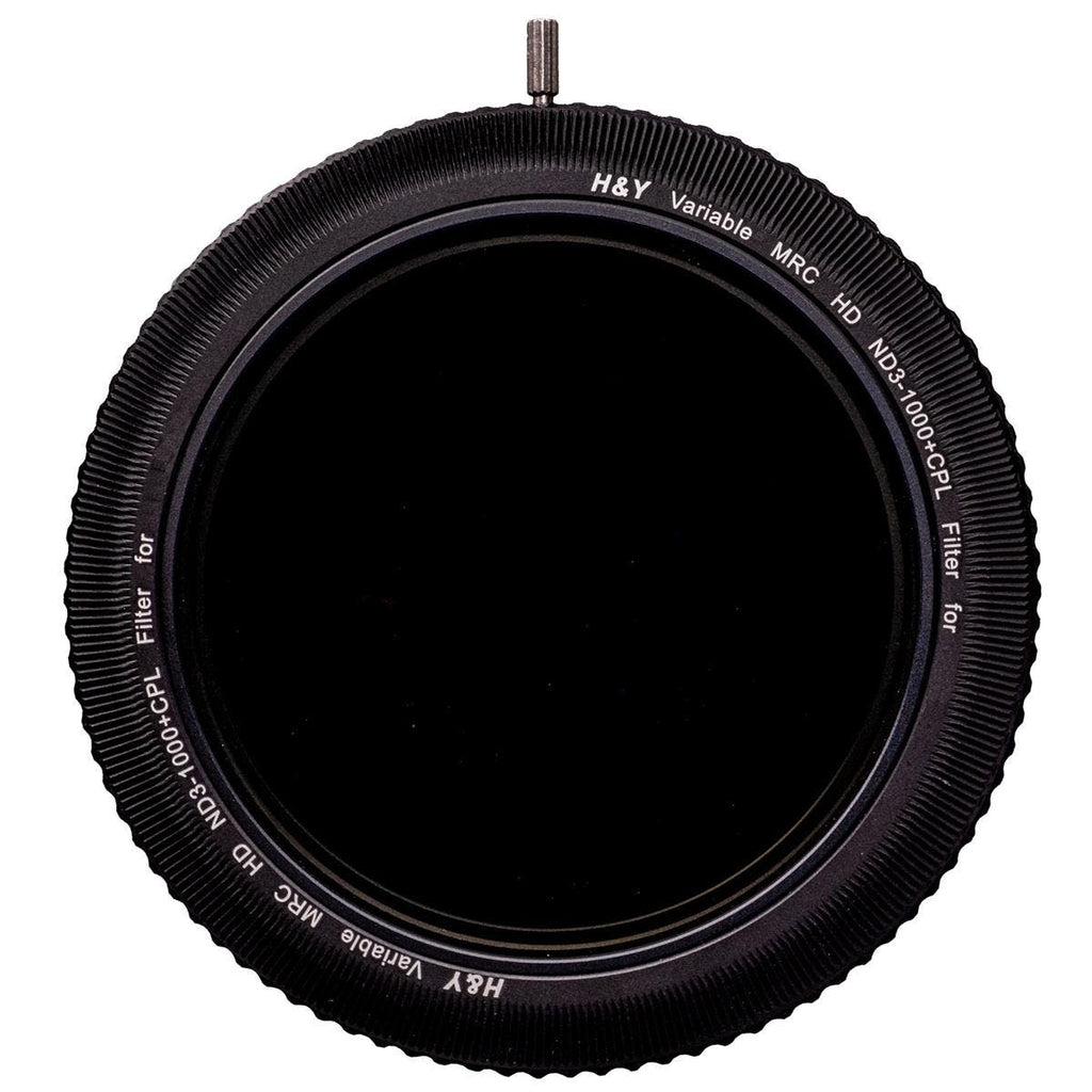H&Y RevoRing Variable ND ND3-1000 Filter with Circular Polarizer 37-49mm (52mm)
