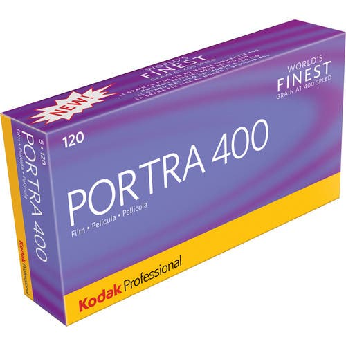 Kodak Professional Portra 400 Colour Negative Film (120 Roll Film, 5 Pack)