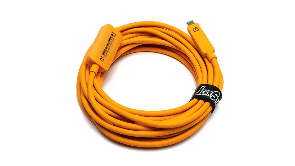 Tether Tools TetherBoost Pro USB-C Core Controller Extension Cable (High-Visibility Orange)