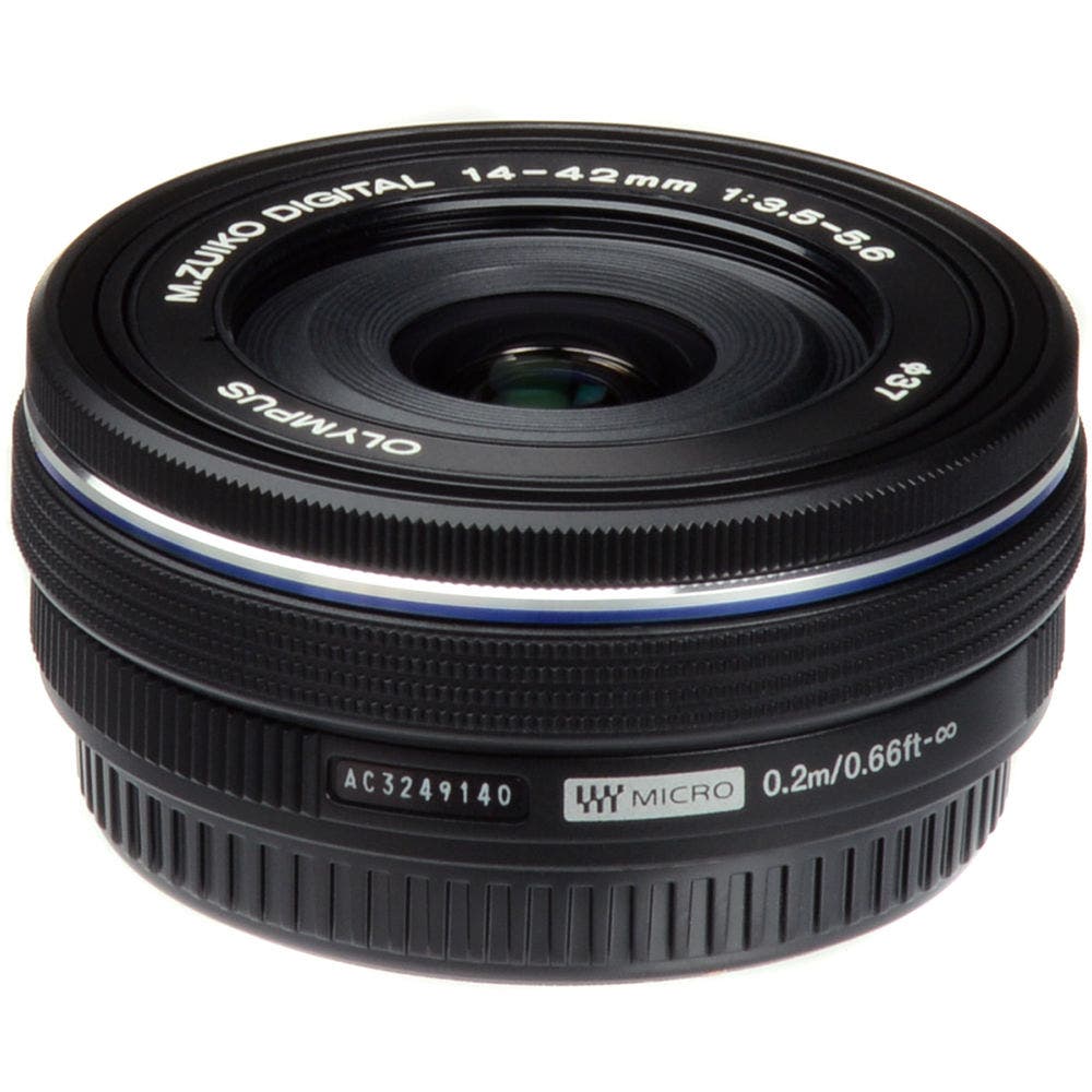 Olympus M.Zuiko ED 14-42mm f/3.5-5.6 EZ Lens (Black) – Camera