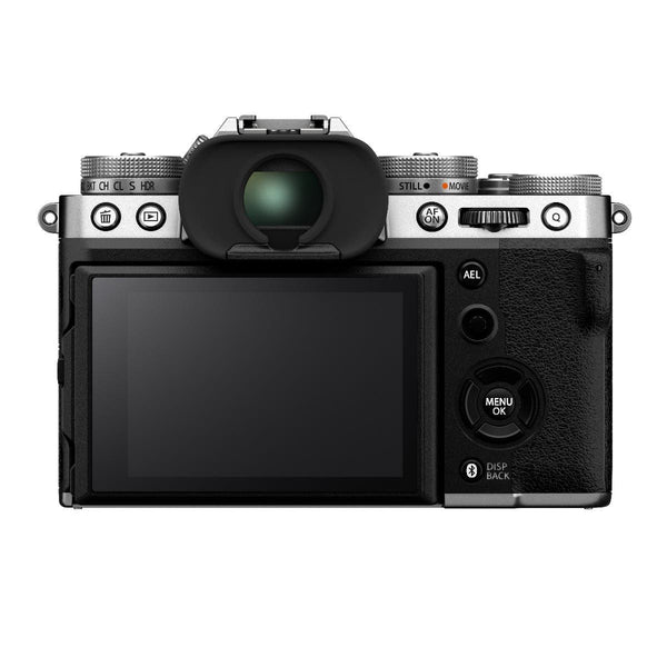 FUJIFILM X-T5 Mirrorless Camera Silver with XF 18-55mm Lens Kit