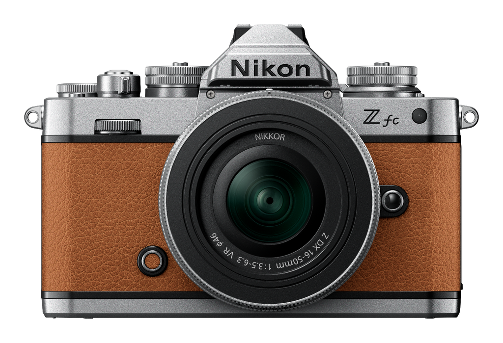 Nikon Z fc Mirrorless Camera with Z DX 16-50mm f/3.5-6.3 VR Lens (Amber Brown)