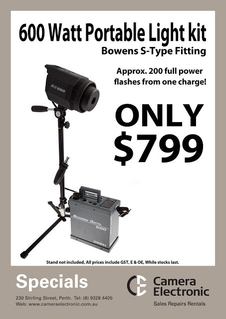 600W Portable Lighting Kit – Camera Electronic