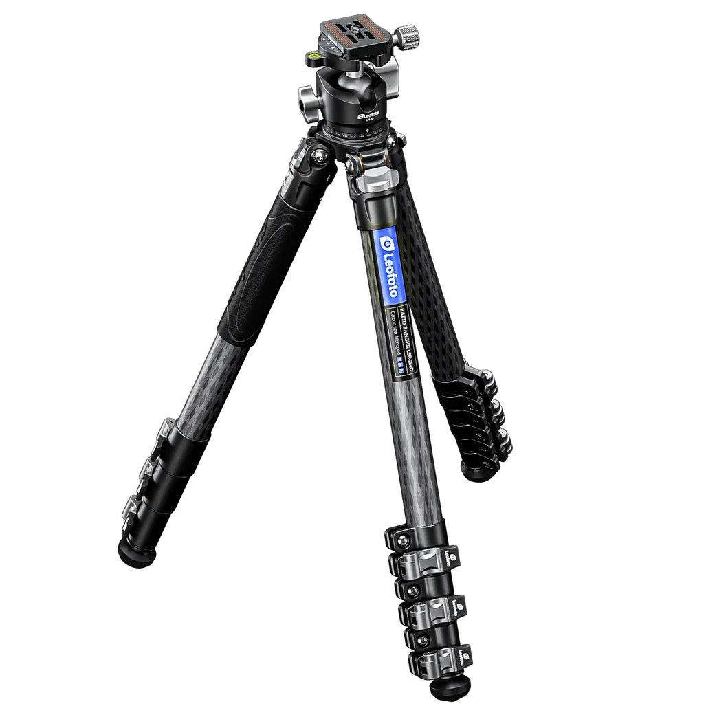Leofoto LSR-324C Rapid Ranger Series 4 Section Carbon Fibre Tripod with LH-40 Ball Head