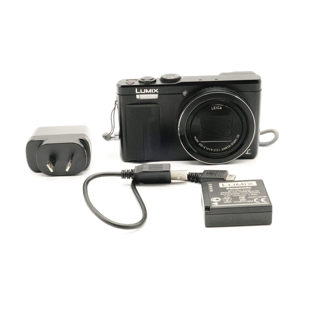 Pre-Owned Panasonic Lumix TZ80 Digital Compact With Spare Battery, Charger SN: WS8FA006434 (Second Hand)