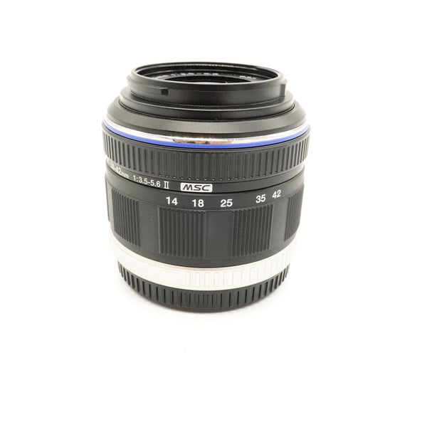 Pre-Owned Olympus 14-42mm F/3.5-5.6 II m4/3 With Caps SN: AB7220316 (Second Hand)