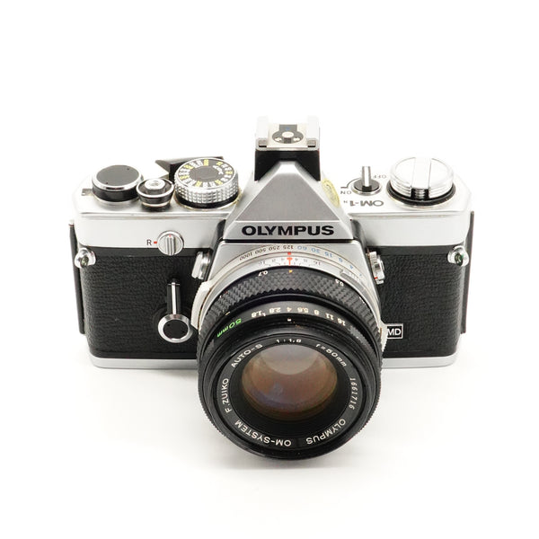 Pre-Owned Olympus OM-1 Film Camera With Zuiko 50mm f/1.8 & Strap, Acc Shoe 4 SN: 1773606 (Second Hand)