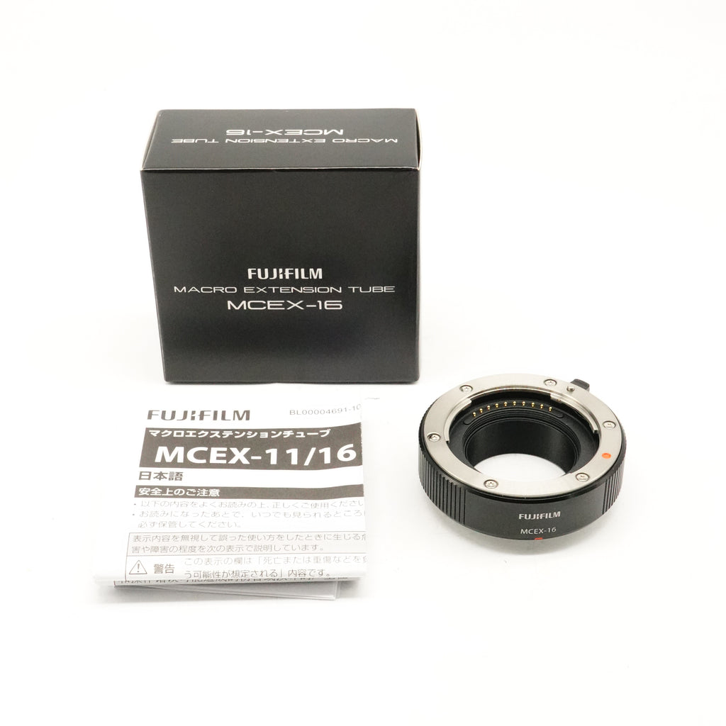 Pre-Owned Fujifilm MCEX-16 Macro Extension Ring 16mm Mint in Box SN: 3AA00014 (Second Hand)